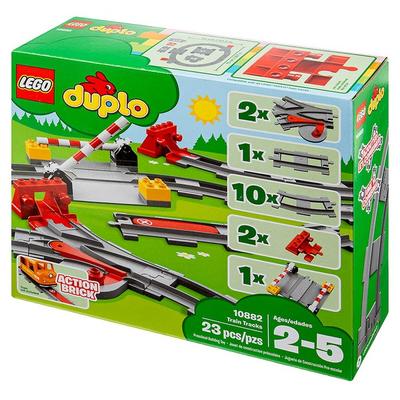 Σιδηρόδρομος τρένου LEGO Duplo 10882, μεικτό χρώμα