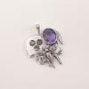 Iolite Gemstone 925 Sterling Silver Jewelry Stylish Pendant 1.49" Gift For Her CP-28-5