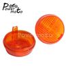 2/4 Universal Front & Rear Turn Signal Lens 2.75" Indicator Lense Cover For Honda Kawasaki Cruisers VTX VN Vulcan 1300 1600 1800