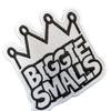 Biggie Smalls Woven Crown Logo Iron On Patch