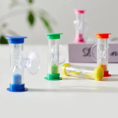 Hourglass Timer 3 Minute Hourglass Sand Timer with Suction Cup Durable Sandglass for Kids Games Classroom