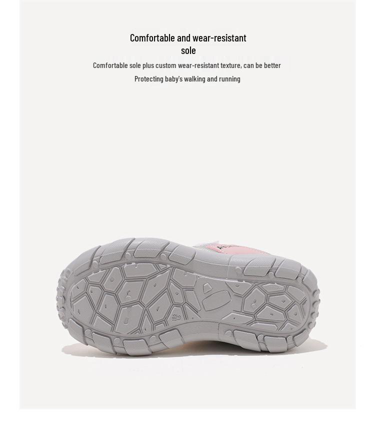 ABCKids 2026 Spring Kids' Lightweight Velcro Sports Shoes - Breathable and Casual for Boys and Girls