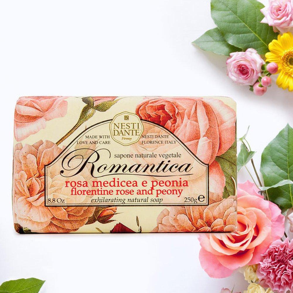 NESTIDANTE Italian Scented Soap Romantica Rose/peony 250g