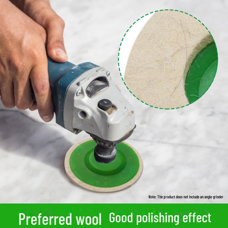 Wool Polishing Disc 95/100 for Angle Grinder with Felt Wheel