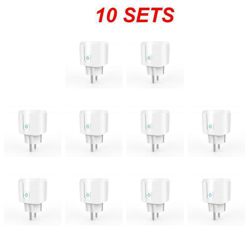 EWelink WiFi Smart Socket 20A EU Plug With Power Monitoring Timing Outlet Smart Home Voice Control With Alexa Google Home Alice