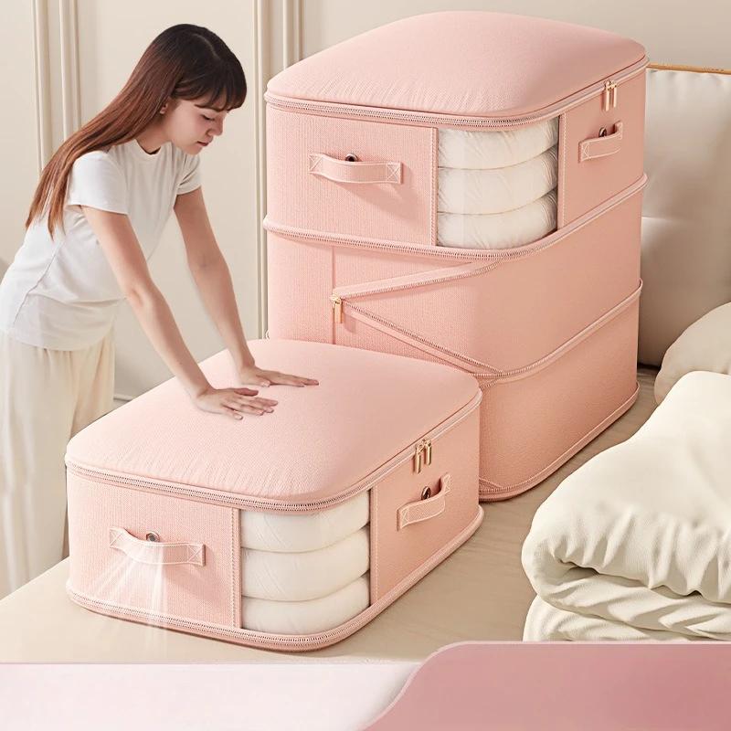Quilt Compression Organizer Ultra Space Saving Self Clothes Blanket Storage Bags for Travel Home Storage Vacuum Travel Bags