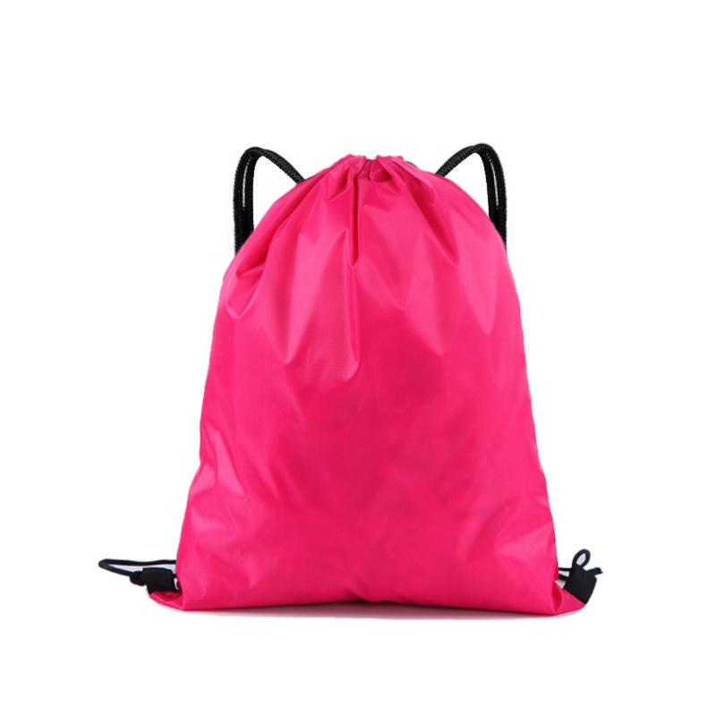 Waterproof Polyester Toy Drawstring Bag - Outdoor Sports Storage Backpack