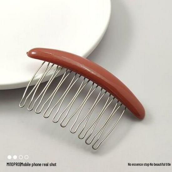 Korean Seamless Backcombing Hair Clip: Sweet Bangs Side Comb Hairpin for Girls & Babies