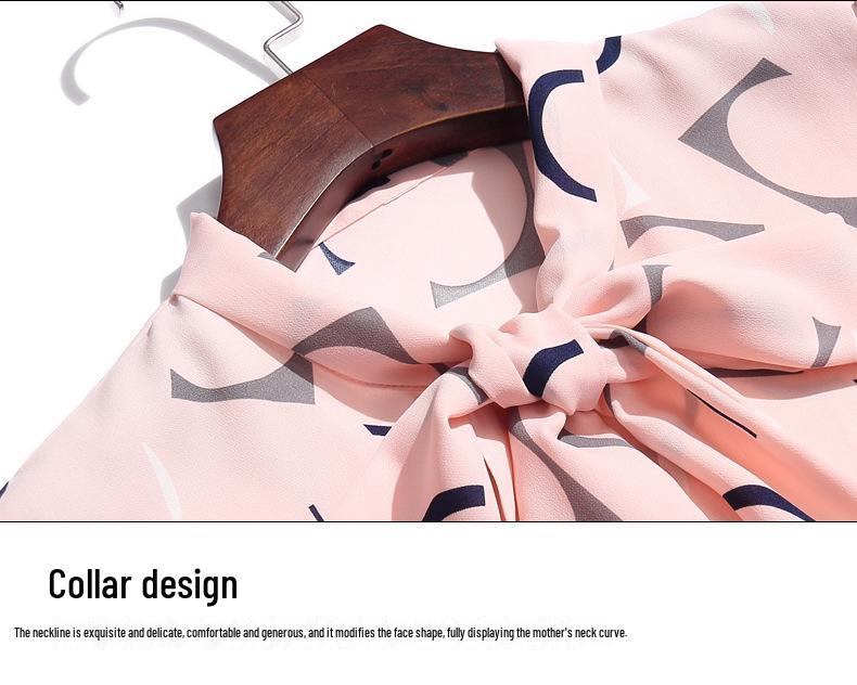 2023 Autumn Women's Chiffon Long Sleeve Blouse