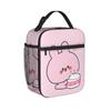 Asamimichaan Asamimi Pink's Birthday Delight Insulated Lunch Bag Thermal Bag Reusable,Lunch Container Leakproof Tote Lunch Box