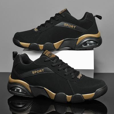 Men's Casual Sneakers Comfortable Air Cushion Men's Outdoor Sports Leather Men's Casual Shoes for Men Tennis Men Sneakers