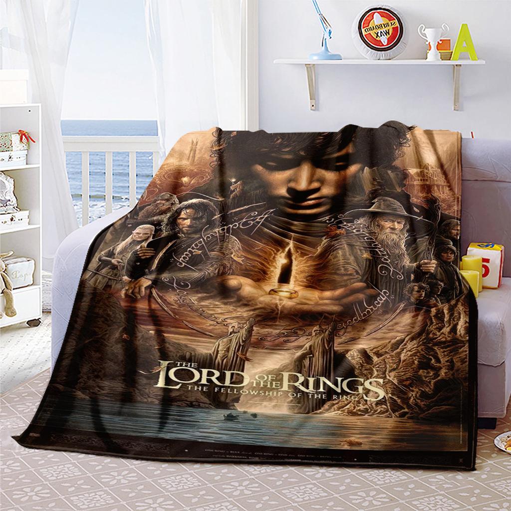 The Lord Of The Rings Throw Soft Comfortable All Seasons Blanket Perfect Gift Couch Office Nap Outdoor Travel Blanket