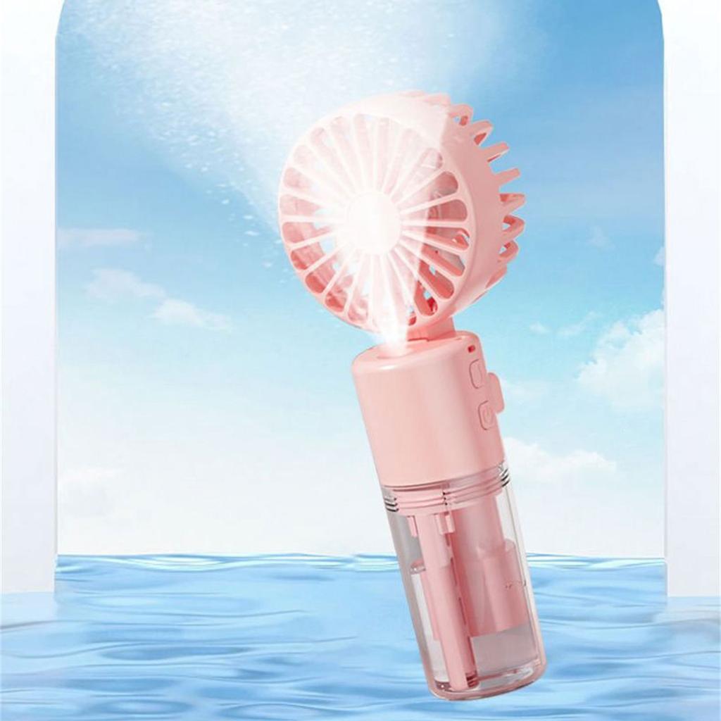 Portable Foldable Neck Fan Water Spray Fan Handheld Fan Rechargeable Fan Misting Humidifier Fan Desktop Fan Plastic Fans
