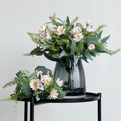 3 Stück Künstliche Wildblumen Kosmos Seidenblumen Gänseblümchen Künstlich 30cm Kunstblumen für Hochzeitsparty Küchen Heimdekoration