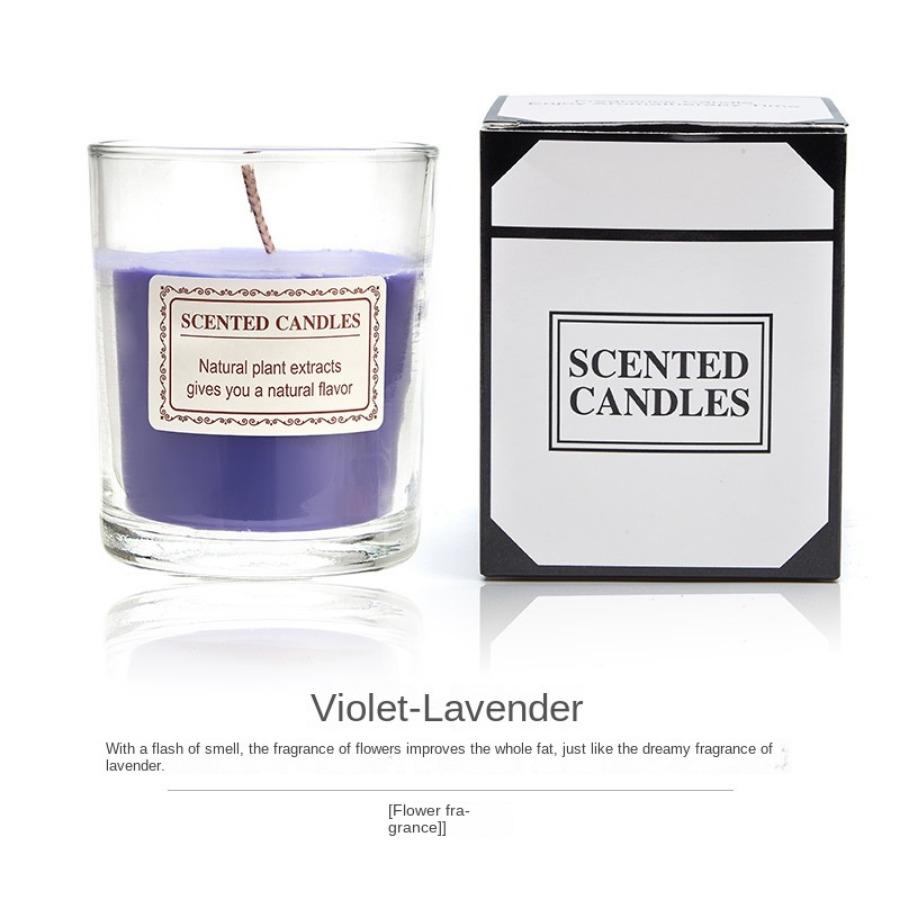1pc Large Glass Cup Romantic Festival Atmosphere Scented Candle Graduation Season Gift Soy Wax Aromatherapy Fragrance Candle