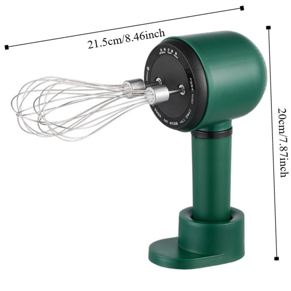 Double Whisk Head Wireless Handheld Electric Egg Beater Stand-up Design Egg Mixer Cake