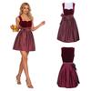 2026 New Oktoberfest Costume for Women Bavarian Suspender Pants Set Party Outfit