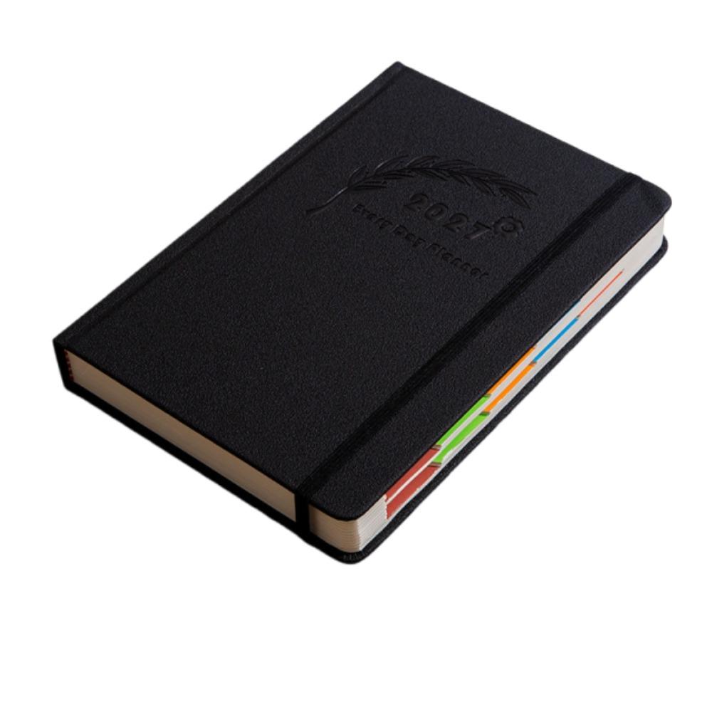 English A5 Agenda Planning Notebook Wear-resistant Office Work Planner Diary Writing Pads Student