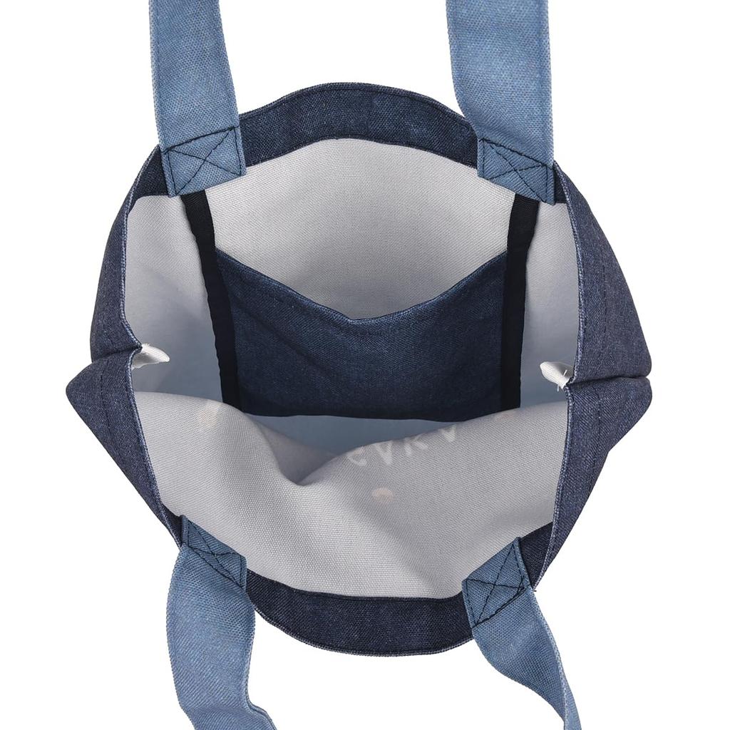 Japanese Pattern Canvas Tote Osaka Rendezvous DB [Kusuguru Japan] Bag, Nekomaruke,