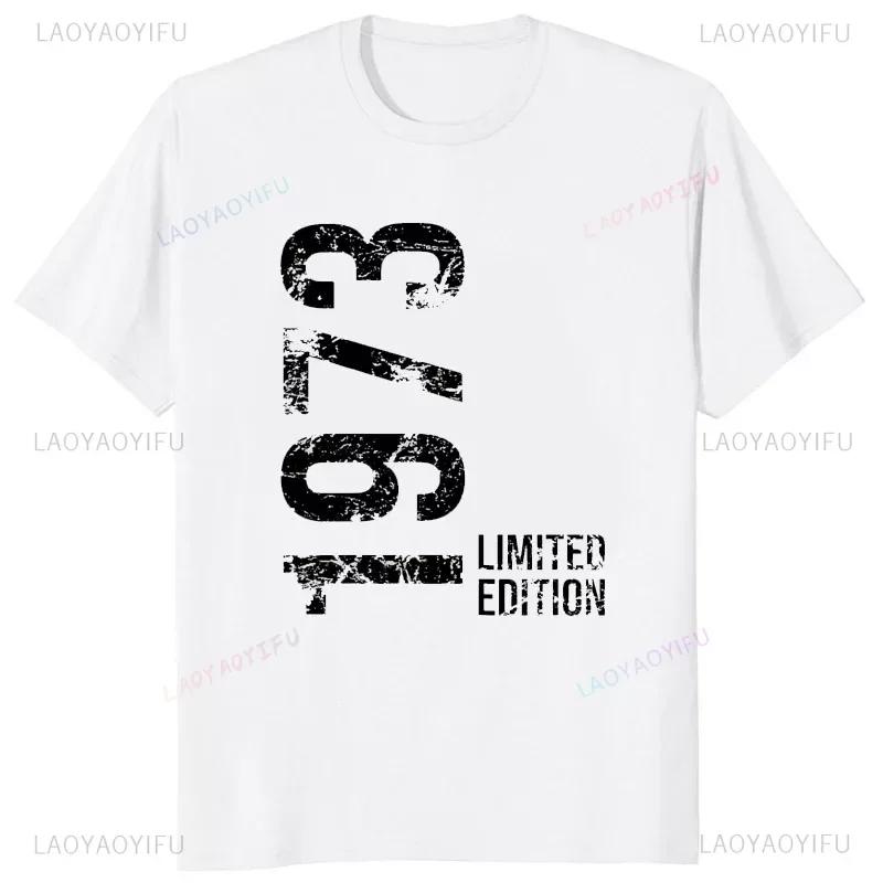 New Style Novelty 51th Birthday Gifts Vintage 1973 T Shirts Graphic Streetwear Casual Fashion Short Sleeve Summer Style Tshirt
