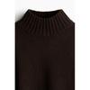 H M Regular Fit Turtleneck Sweater Dark Brown