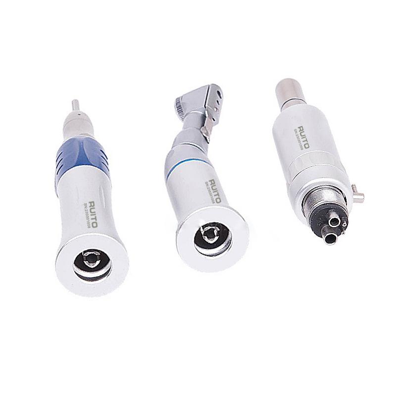 

Стоматологический 2/4-канальный пневмомотор Контраугловой наконечник с защелкой E-типа Внешний Одинарный водяной спрей Стоматологические материалы 4 Hole