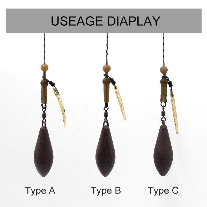 20PCS Helicopter Rig Components Kits Chod Beads Swivels Sleeves Zig Rig Ronnie Hair Rig Carp Feeder Tackle Accessories