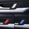 T282026 Hot VOLKSWAGEN Car Interior Central Control Panel Shift Button Sticker Door Unlocking Suitable for Volkswagen Golf 8 MK8 GT
