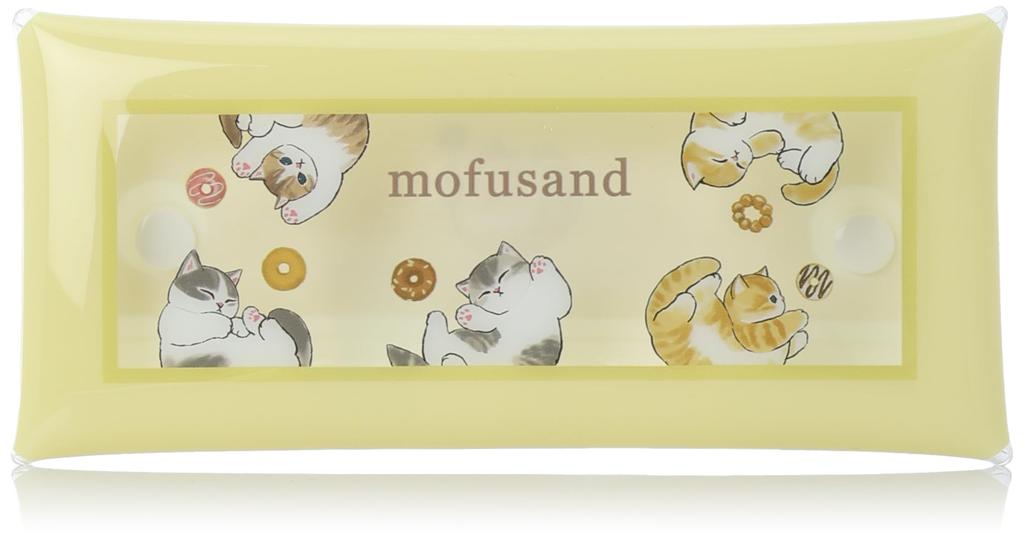 Mofusand0016 Donut Pouch for and Perfect for Small and Pencil Cases (MFS-130), Large, Women, Girls, Kids, Items, Makeup,