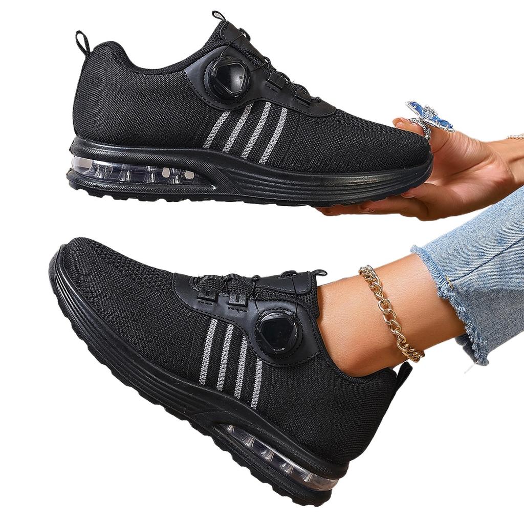 Fashion New Spring Women's Vulcanize Shoes Outdoor Causal Anti-slip Flats Air Mesh Elastic Band Shoes for Women Platform Womens Shoes