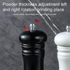 6 Inch Pepper Grinder Adjustable Coarseness Portable Manual Pepper Shaker Spice Grinding Bottle Kitchen Gadget