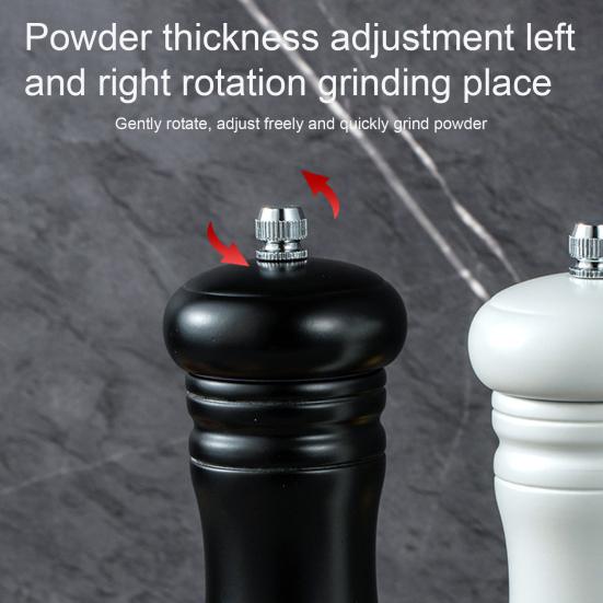 6 Inch Pepper Grinder Adjustable Coarseness Portable Manual Pepper Shaker Spice Grinding Bottle Kitchen Gadget