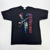 Vintage John Fogerty Premonition Tour Shirt Mens XL Black Rock Concert Tee 90s Unisex T-Shirt