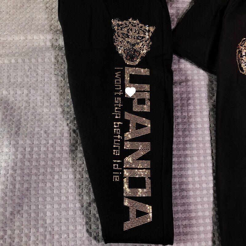 2024 Plus Size Women's Summer Stylish Two-Piece Set with Hot Drill Detailing