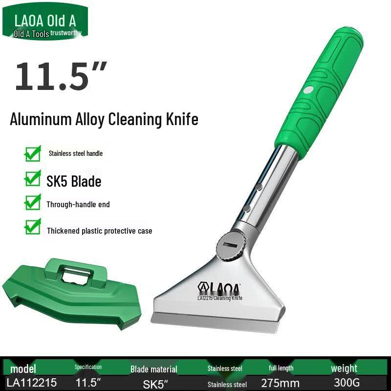 LAOA Stainless Steel Handle Cleaning Scraper 290mm/11.5