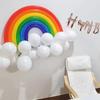DIY Regenbogen-Ballondekoration für die erste Geburtstagsparty