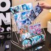 1pc stepped acrylic badge display rack, transparent desktop storage rack suitable for anime bars cards jewelry accessories