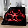 Biochemical Umbrella Printed Blanket Kids Warm Blanket Flannel Soft and Comfortable Blanket Home Travel Bedding Gift