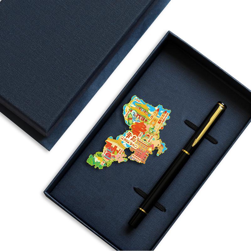 Binzhou Gelber Fluss Turm Magnet, Haifeng Pagode & Zhonghai Park. Kulturtourismus-Geschenk.