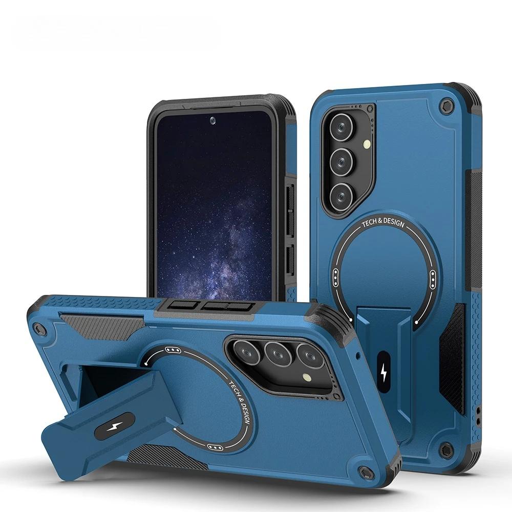 

Hard Armor Drop Protective Phone Case for Samsung Galaxy S25 Plus Edge S24 Ultra Galaxy S24+ синій