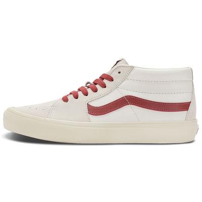 Sk8 American Casual Style Mid-Top Skateschuhe Unisex Sneaker Rot Weiß VN0A5KXER2S