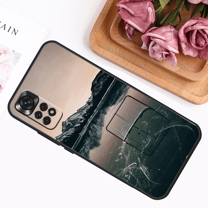 Ice Hockey Rink Case For Xiaomi Redmi Note 14 13 12 11 9 10 Pro 9S 10S 11S 12S Redmi 14C 13C 12C 10C Cover
