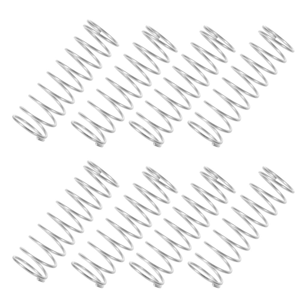 10Pcs Durable Metal Compression Springs Stable Elastic Force for Various Devices Maintenance Mechanical Compression Springs