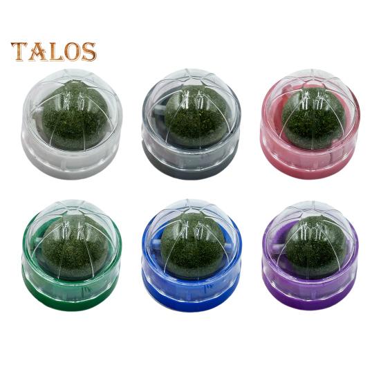 Catnip Ball 360-Degree Rotatable Self Adhesive Wall-Mounted Eco-friendly Spinning Catnip Ball Toy Pet Accessories