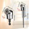 Right Angle Drill Adapter 105 Degree Socket Extension Attachment 1/4 Inch Screwdriver Bits For WarehouseGarageConstruction