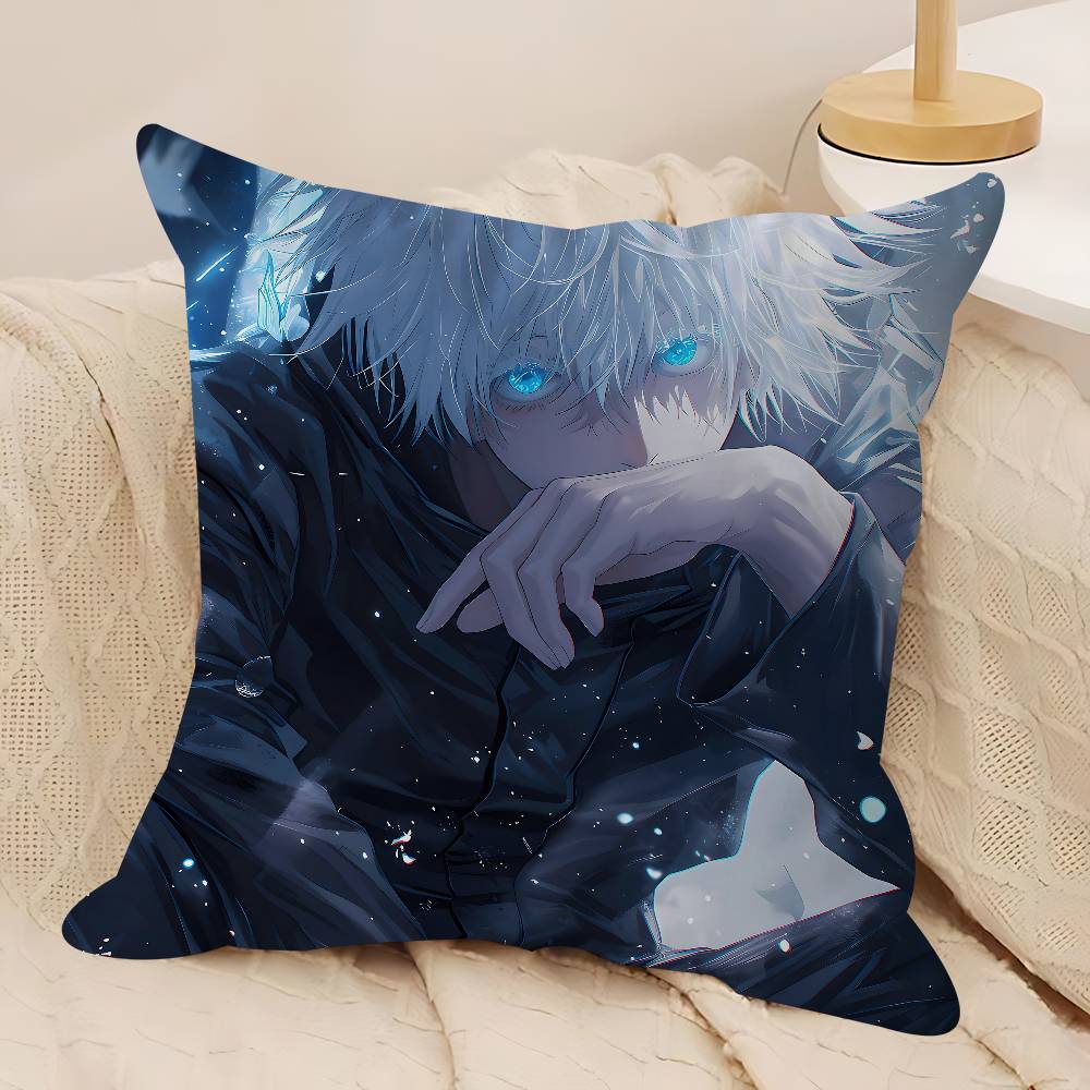 

Наволочка S-Satoru G-Gojo Съемная Моющаяся Наволочка – Мягкий Лен для Всех Сезонов 12x12Inch