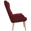 Recliner Chair Fabric Wine Red