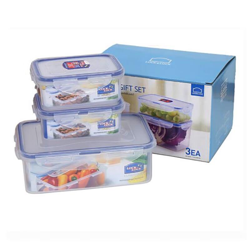 LocknLock Plastic Food Storage Container Set