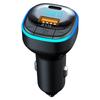 Bluetooth-Compatible 5.0 Car Phone Charger Fast Charging USB Type C Cigarette Lighter MP3 Music Player for Family Travel