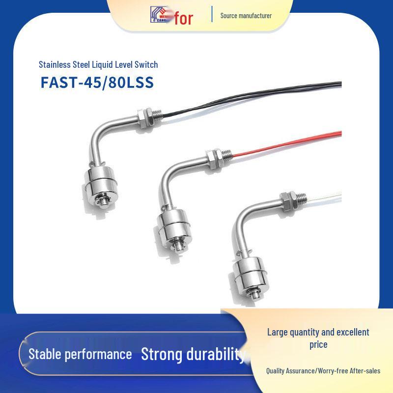 FAST Stainless Steel Side Mount Water Level Float Switch Sensor FAST-45/80LSS FAST-45/80LSS-2A1